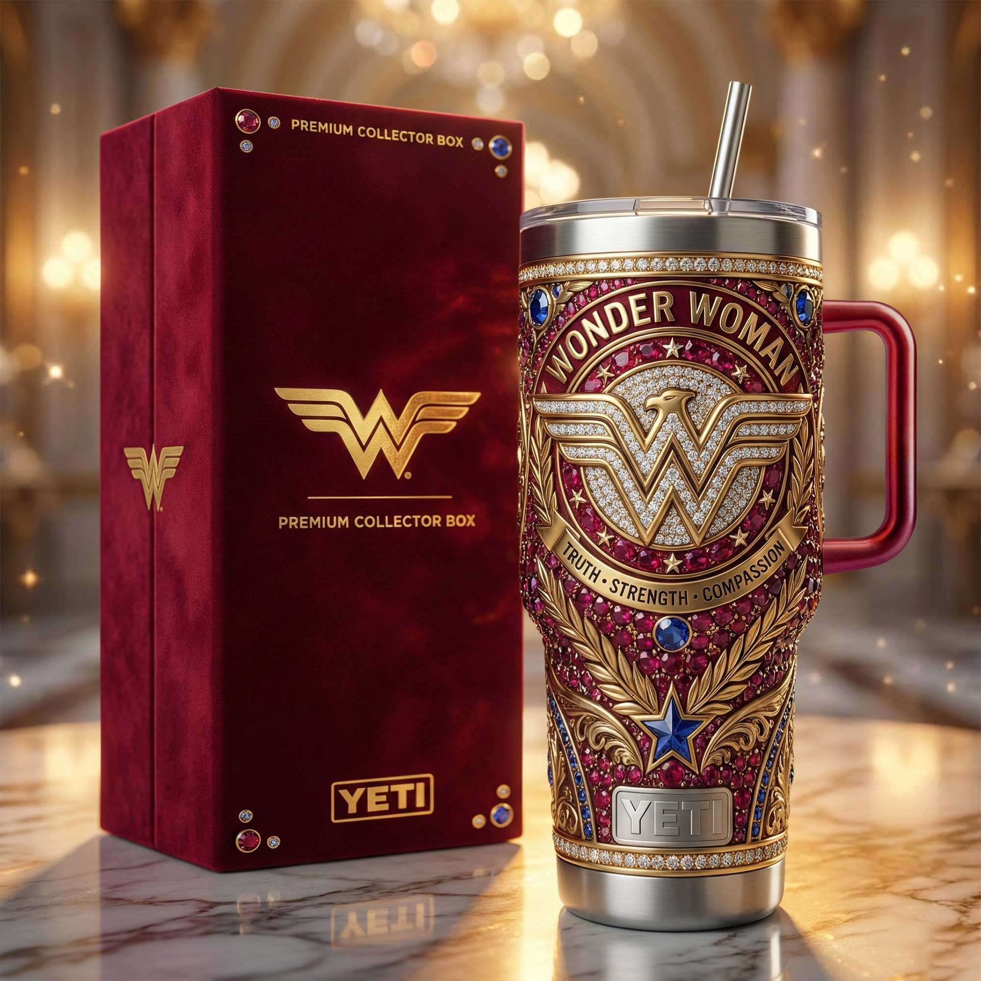WDWM 40oz Tumbler With Handle HTTT