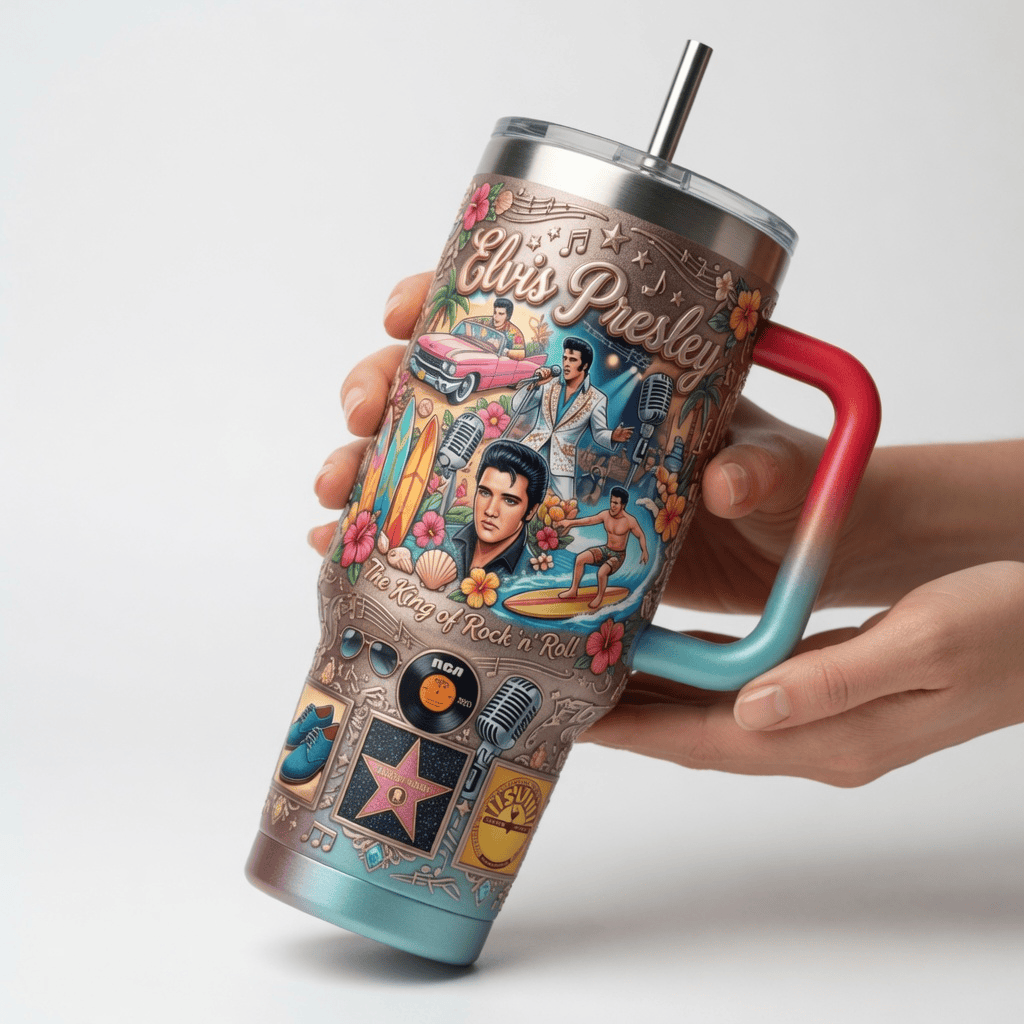 Premium ELV 40oz Tumbler With Handle TNSM
