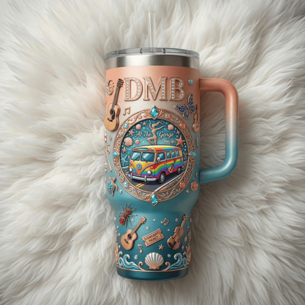 Premium DMB 40oz Tumbler With Handle TNSM