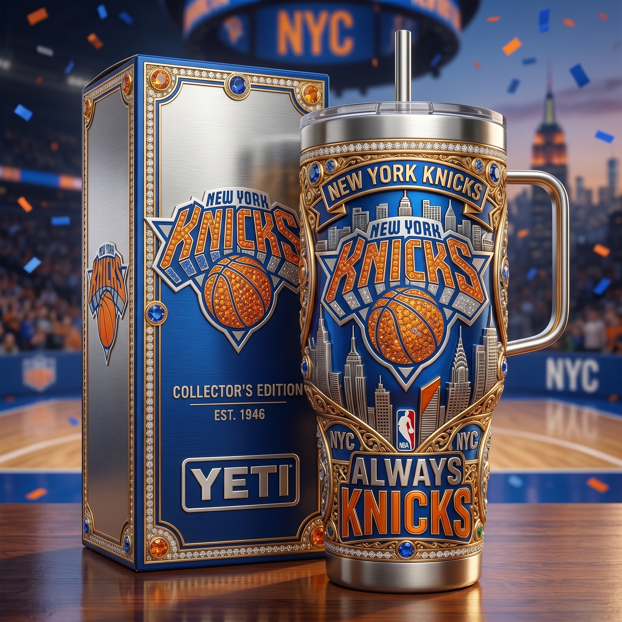 NYK 40oz Tumbler With Handle LNTH