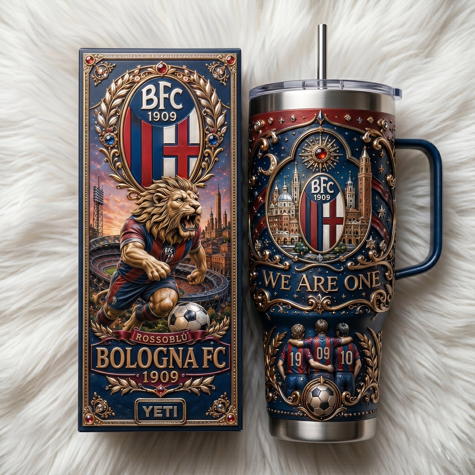 Premium BOL 40oz Tumbler With Handle TNSM