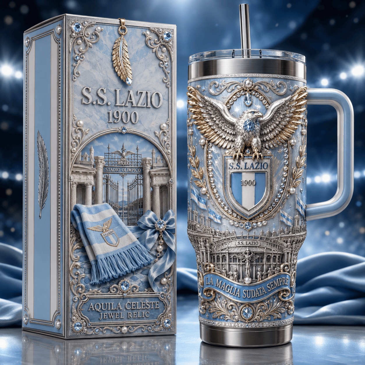 Premium LAZ 40oz Tumbler With Handle TNSM