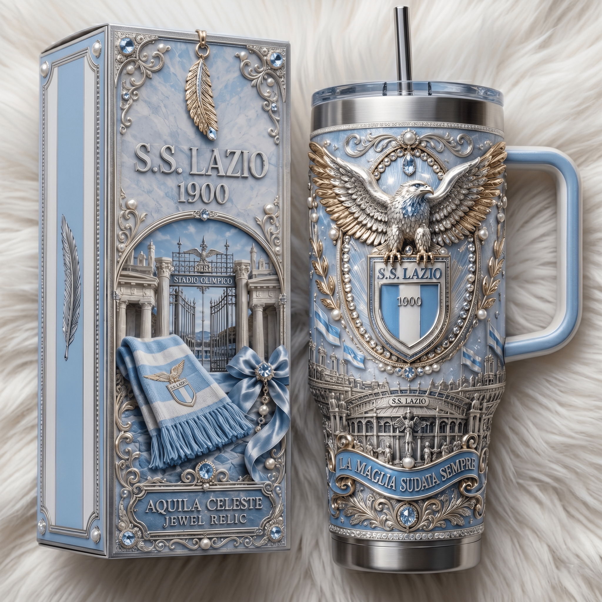 Premium LAZ 40oz Tumbler With Handle TNSM