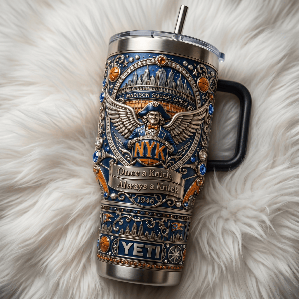 Premium NYK 40oz Tumbler With Handle TNSM