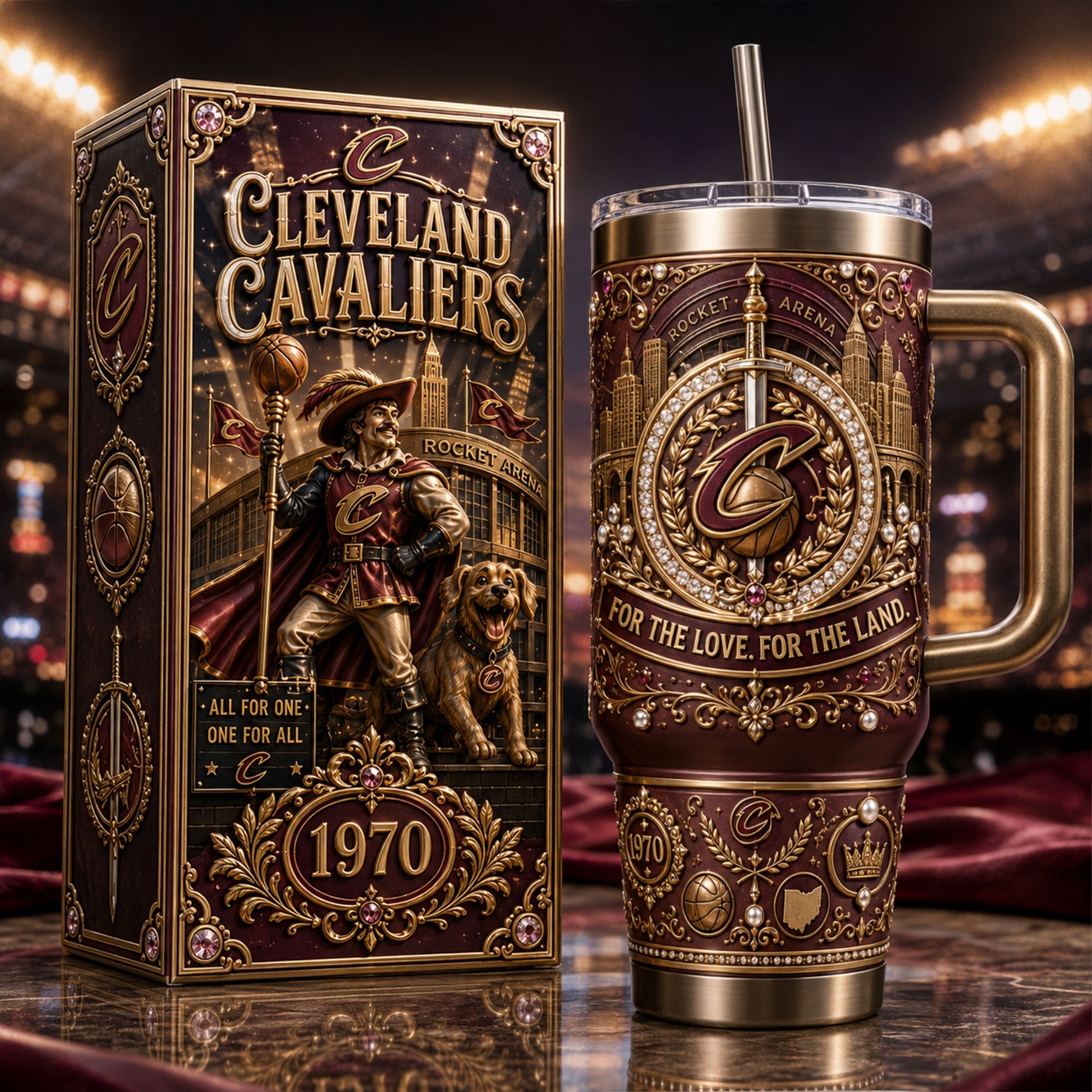 Premium CVLR 40oz Tumbler With Handle TNSM