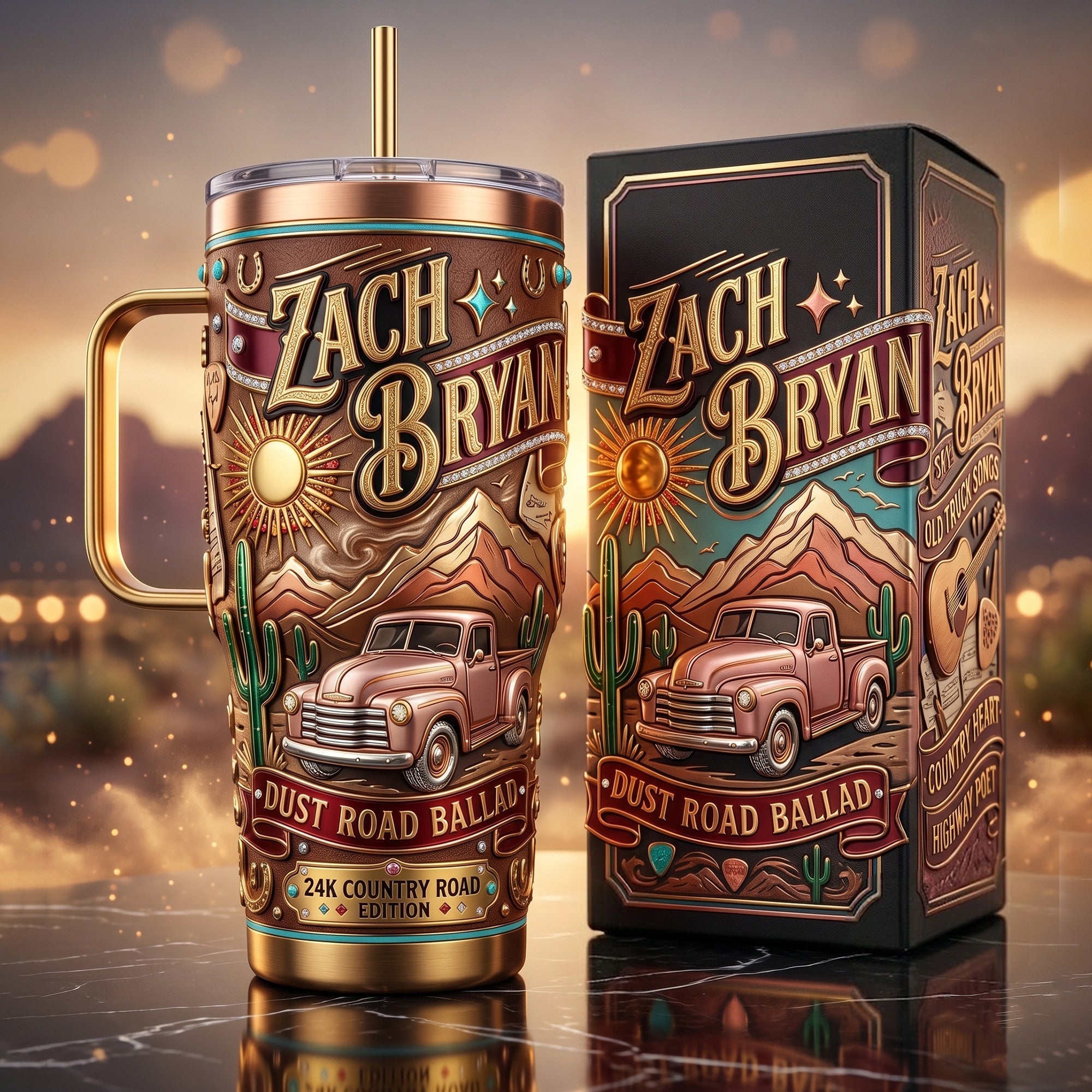ZBR Premium 40oz Tumbler With Handle HTTT