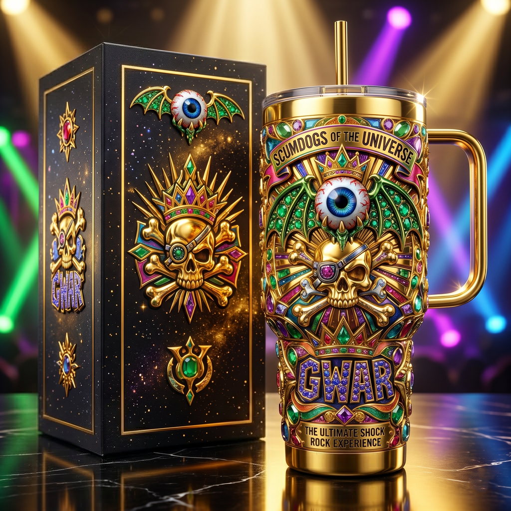 GWAR Premium 40oz Tumbler With Handle HTTT