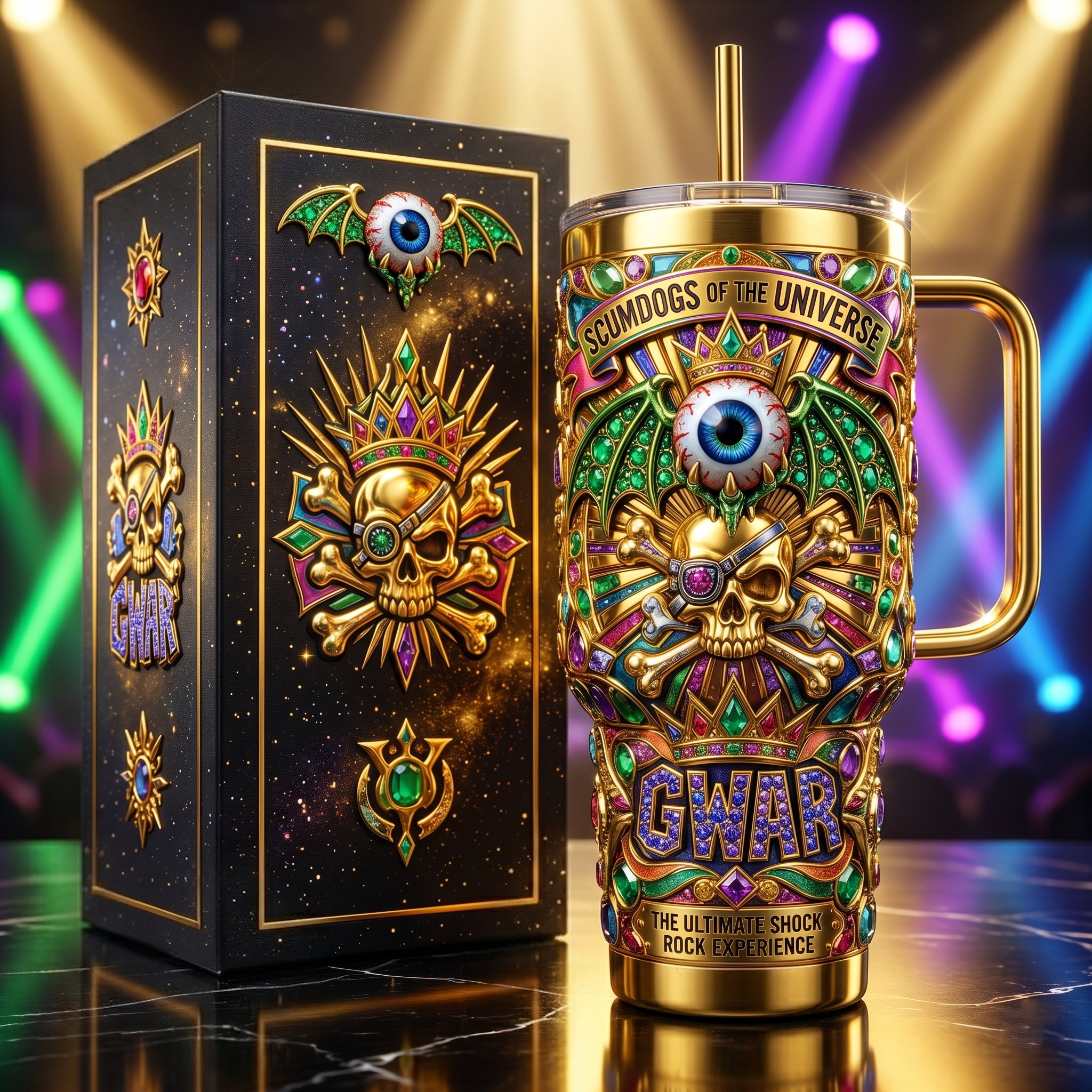 GWAR Premium 40oz Tumbler With Handle HTTT