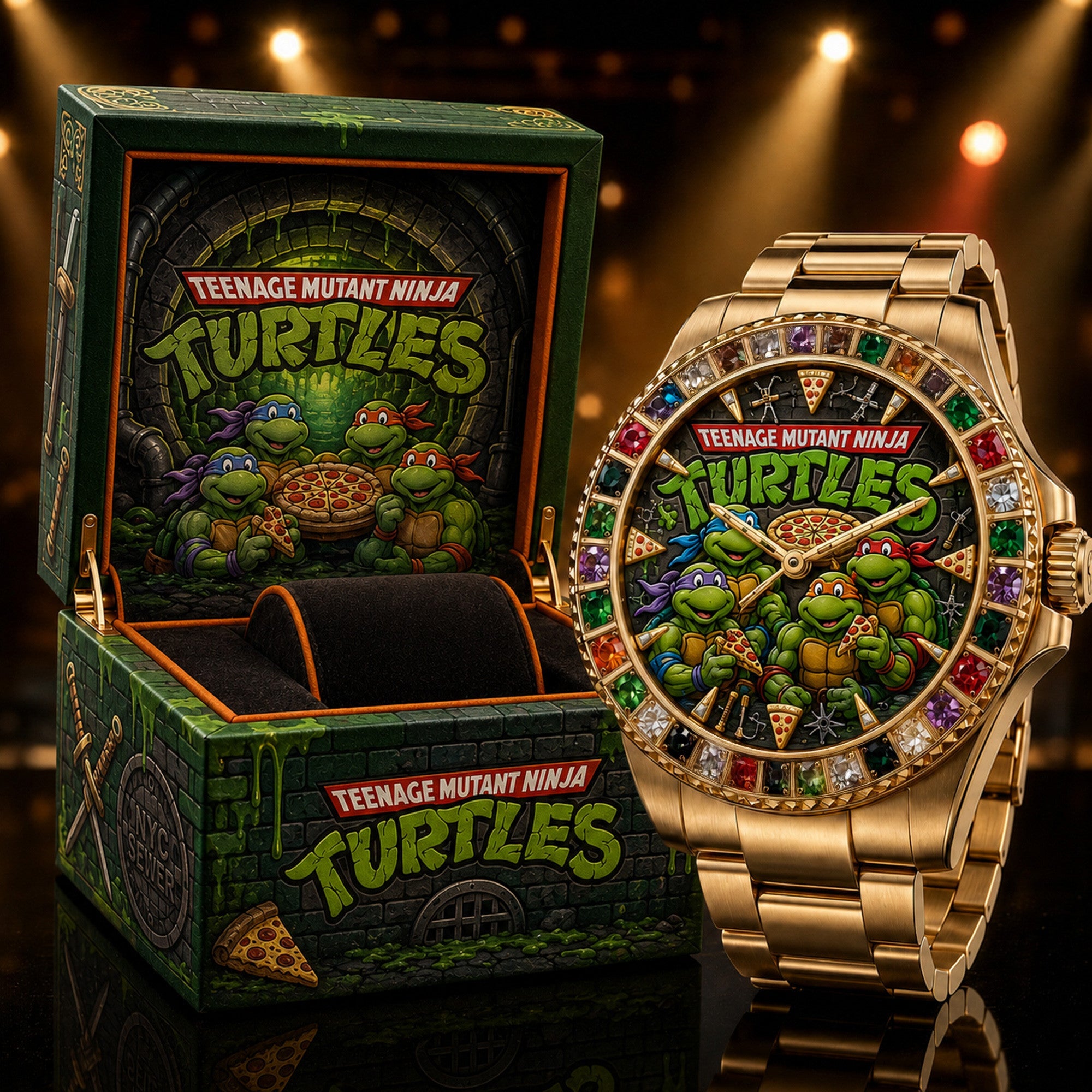 TMNT Premium Stainless Steel Watch TNSM