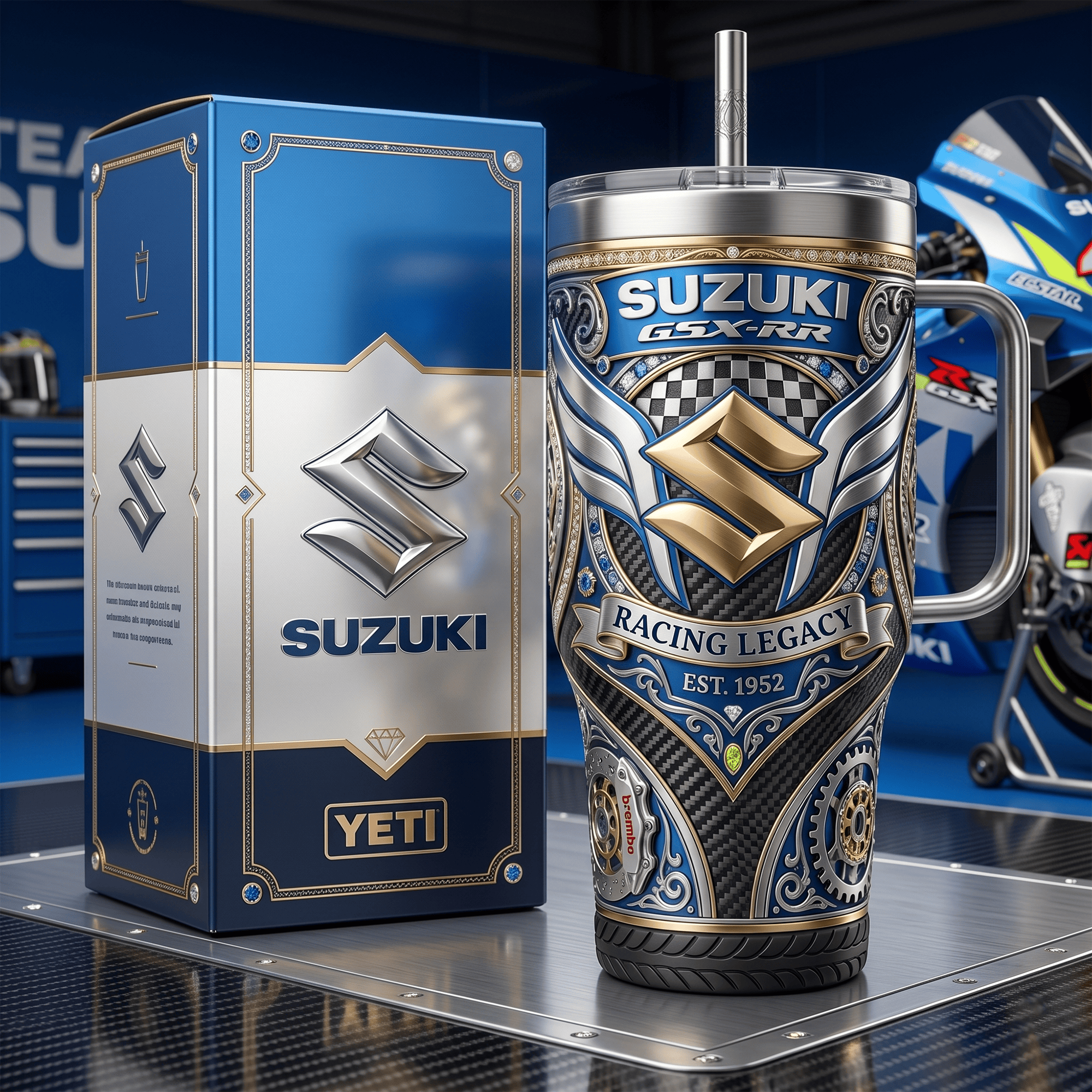SZKI 40oz Tumbler With Handle LNTH