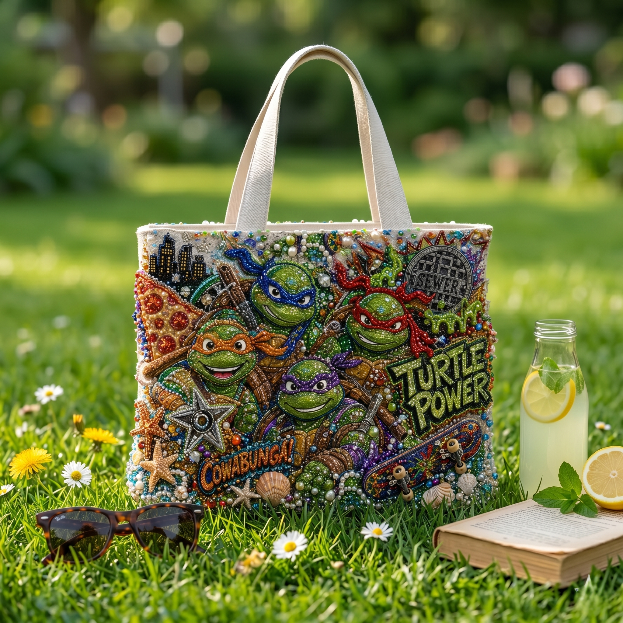 NJT Summer Vibes Tote Bag HTTT