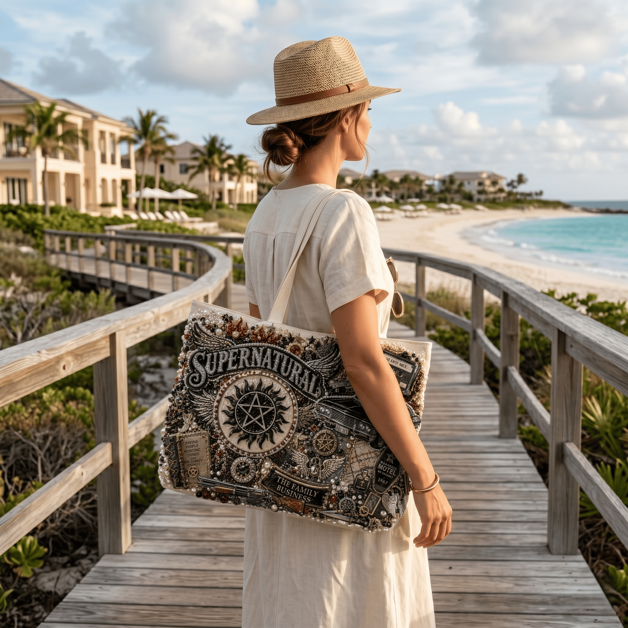 SUNA Summer Vibes Tote Bag HTTT