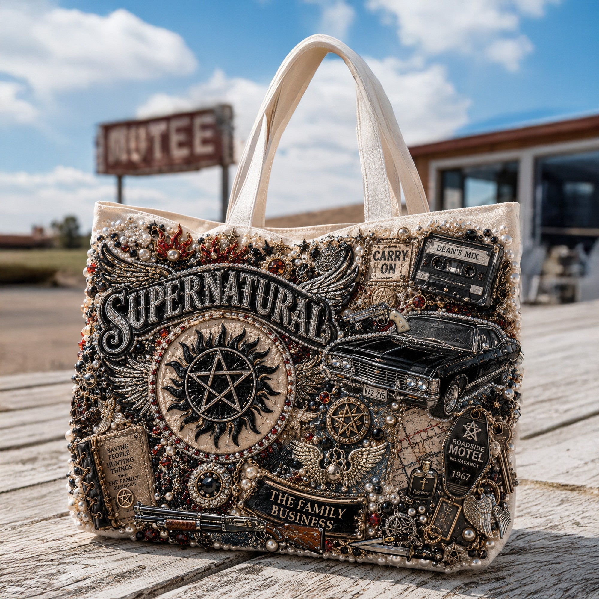 SUNA Summer Vibes Tote Bag HTTT