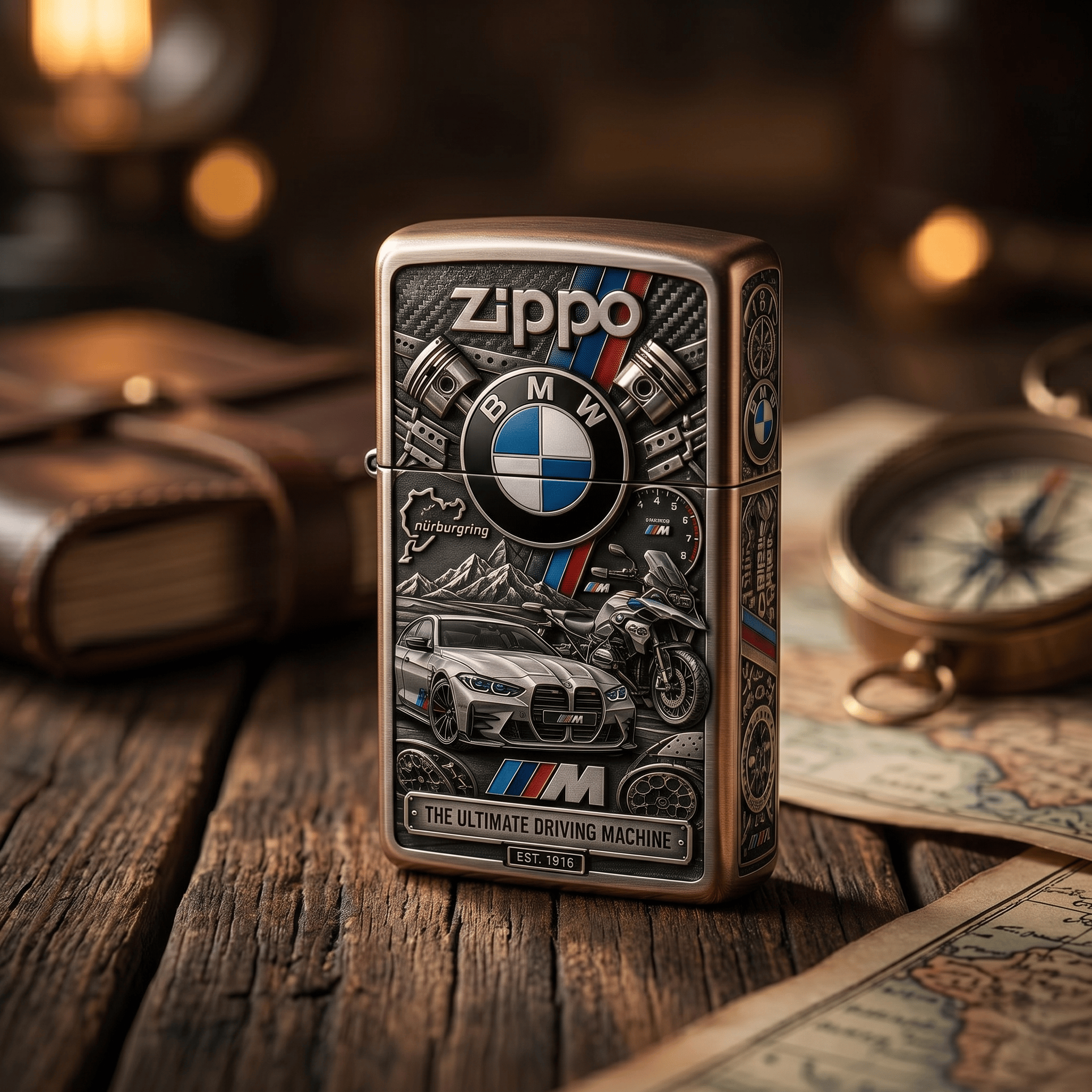 Premium BW Zippo Lighter TNSM