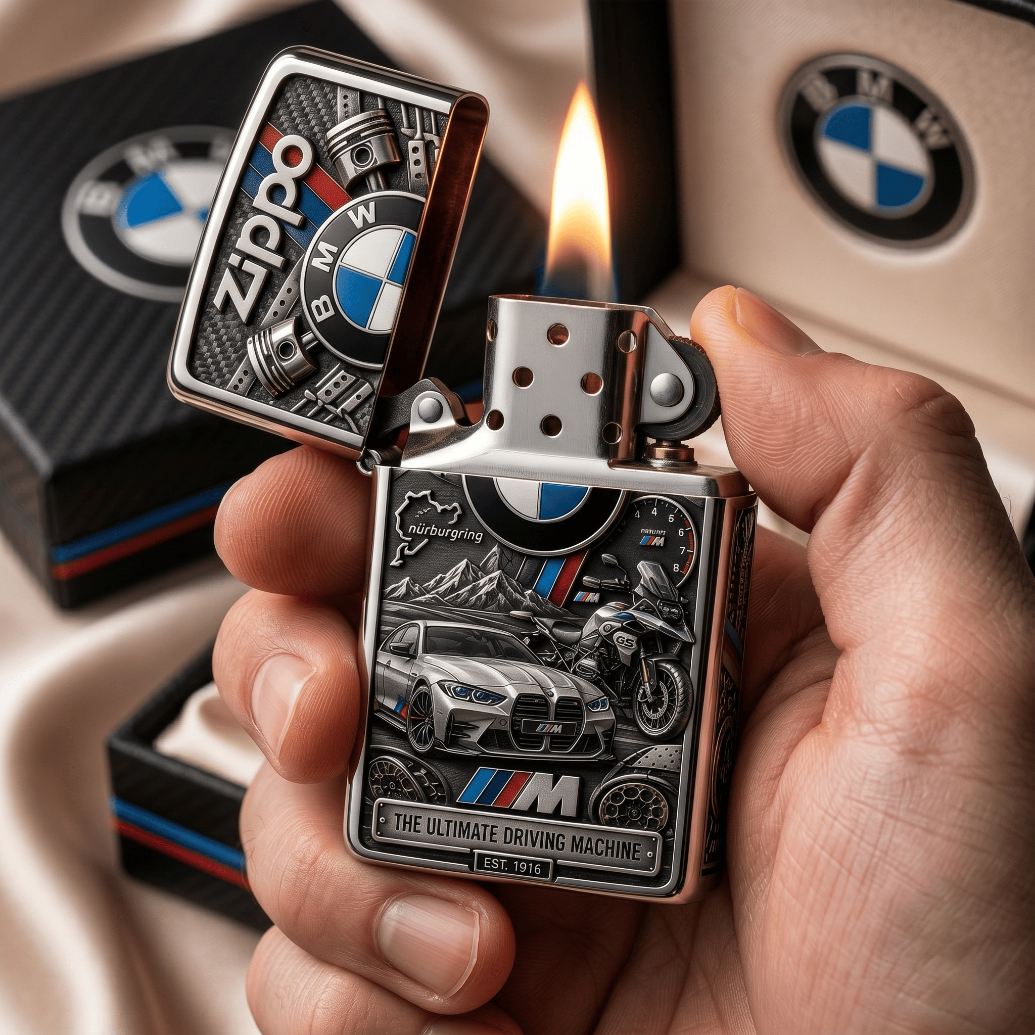 Premium BW Zippo Lighter TNSM