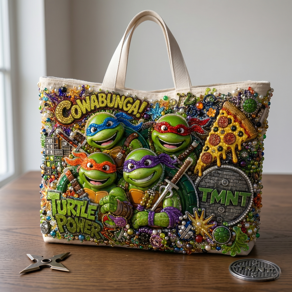 TMNT Summer Vibes Tote Bag TNSM