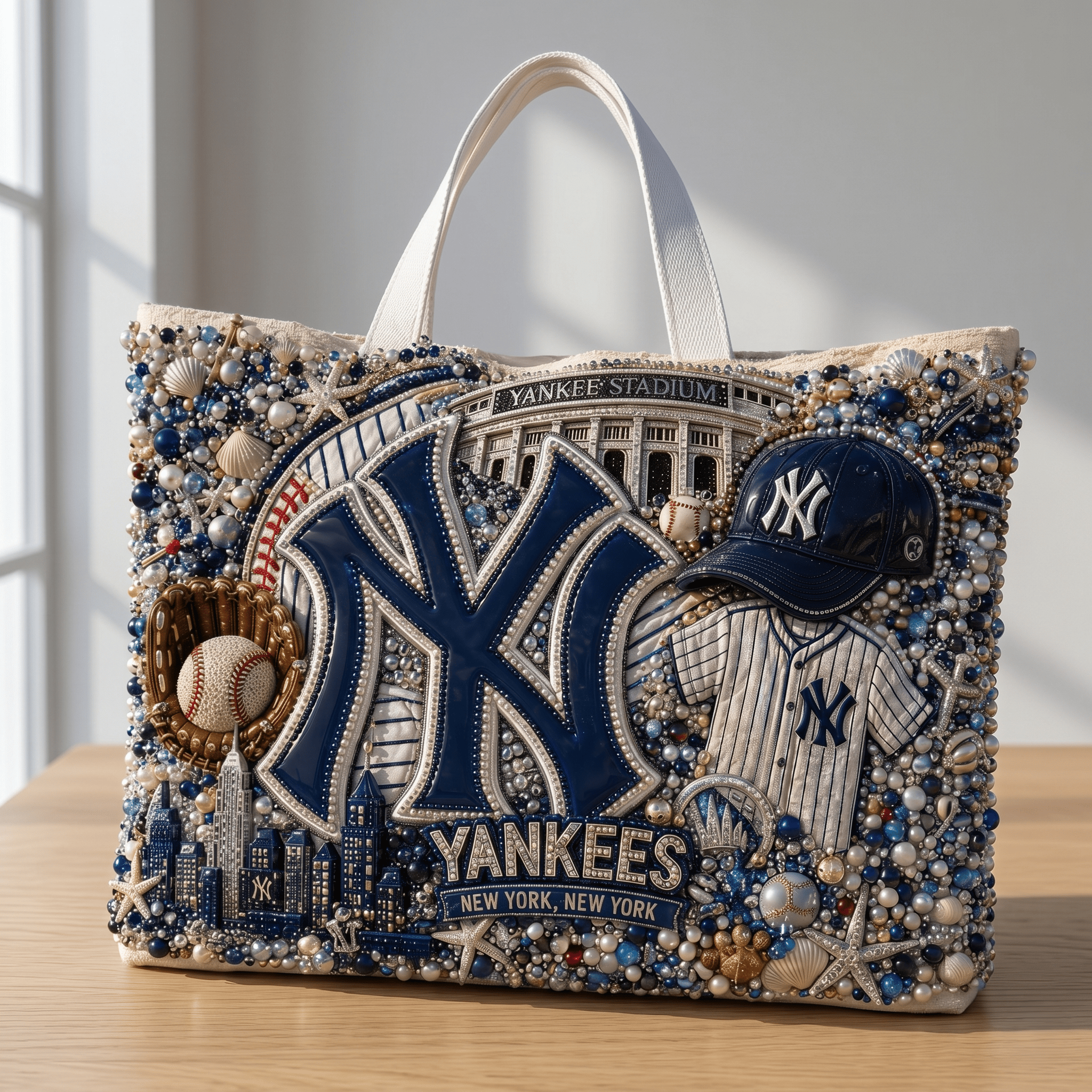 NYY Summer Vibes Tote Bag TNSM