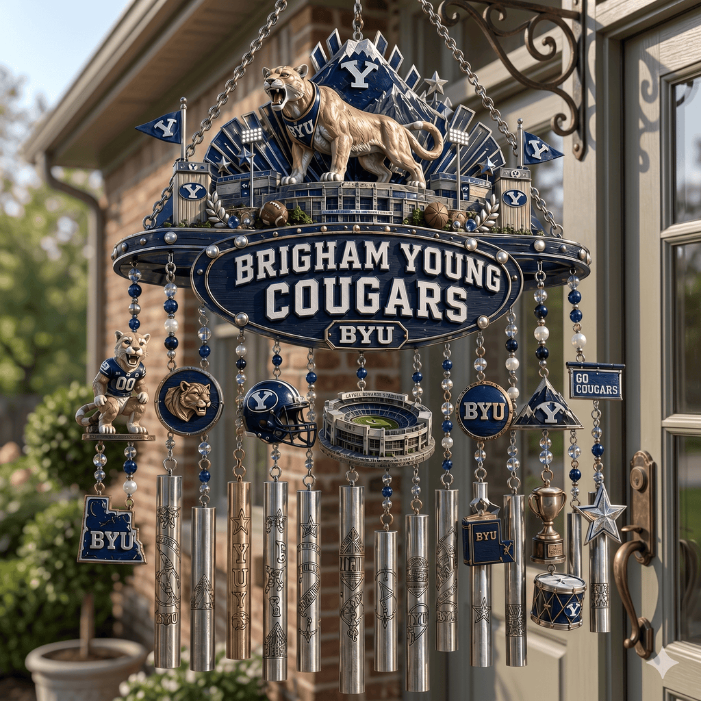 Premium BYU Wind Chime NTTH