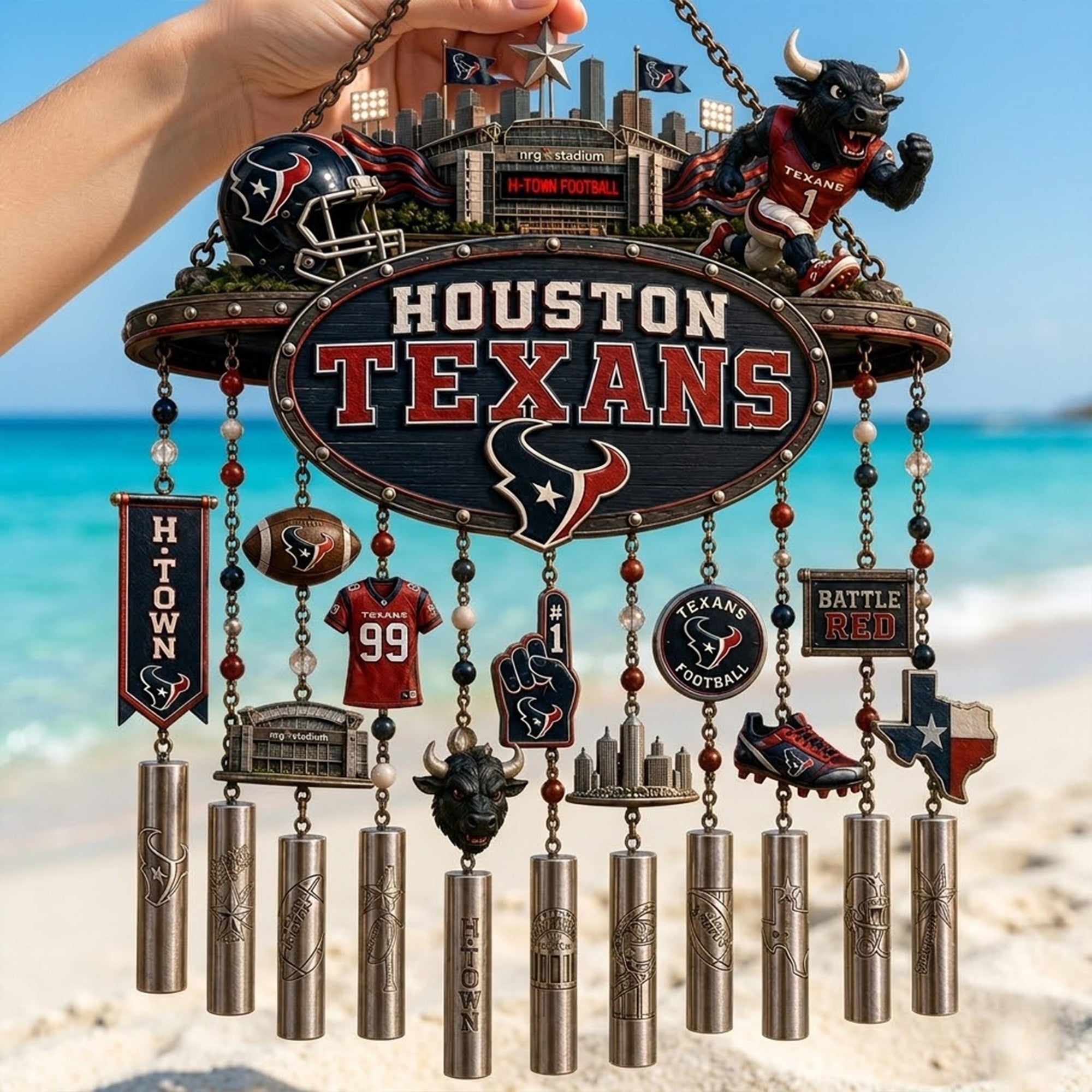 Premium HTX Wind Chime TTNL