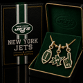 NYJ Solid Gold Chain with Diamond Pendant TTTT