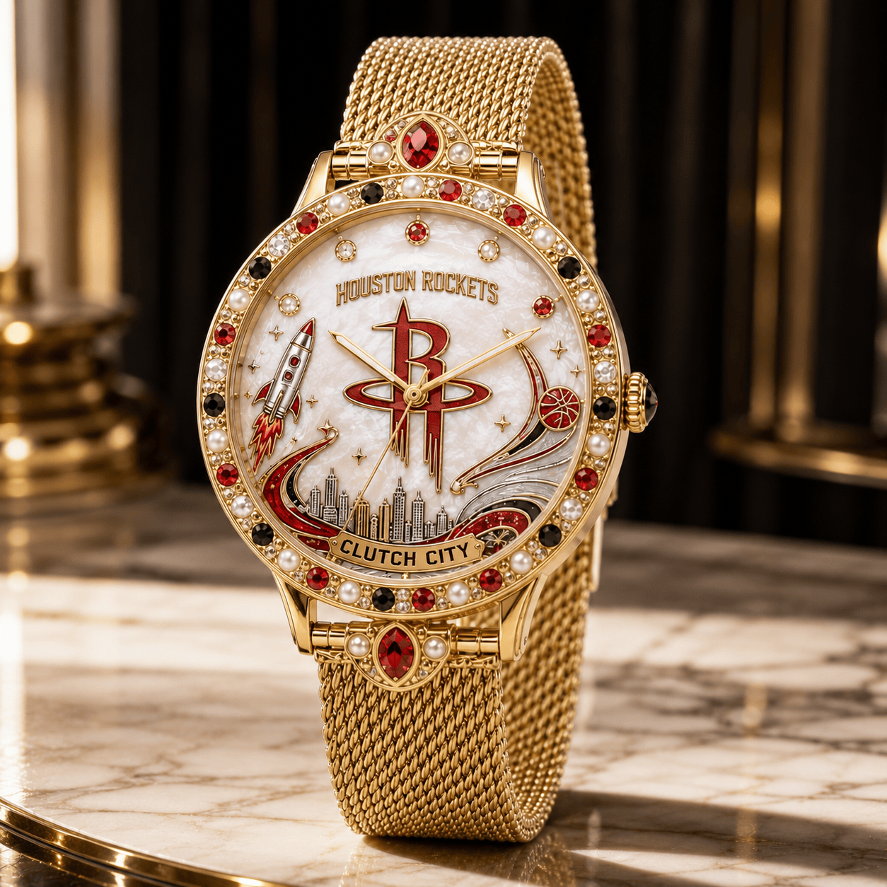 HTRK Premium Houston Rockets Watch NTVA