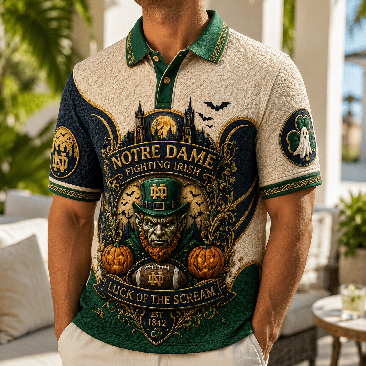 PREMIUM NDFI EMBOSS POLO SHIRT HQH