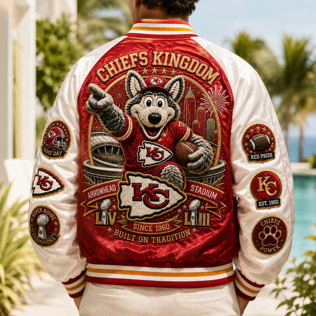 PREMIUM KCC SATIN BASEBALL JACKET NTNA